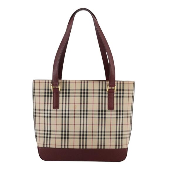 Burberry Nova Check Hand Bag Canvas Beige - Picture 3 of 16